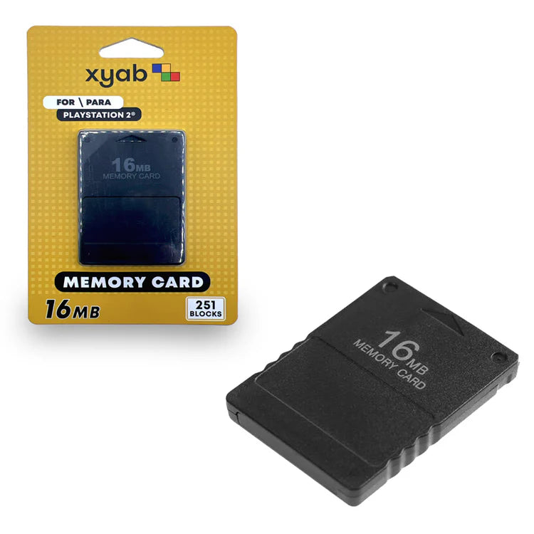 XYAB 16MB 251 Blocks Memory Card For Playstation 2
