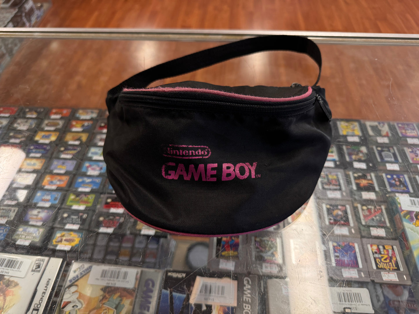 90s Black Hot Pink Nintendo Game Boy Fanny Pack Waist Bag GameBoy