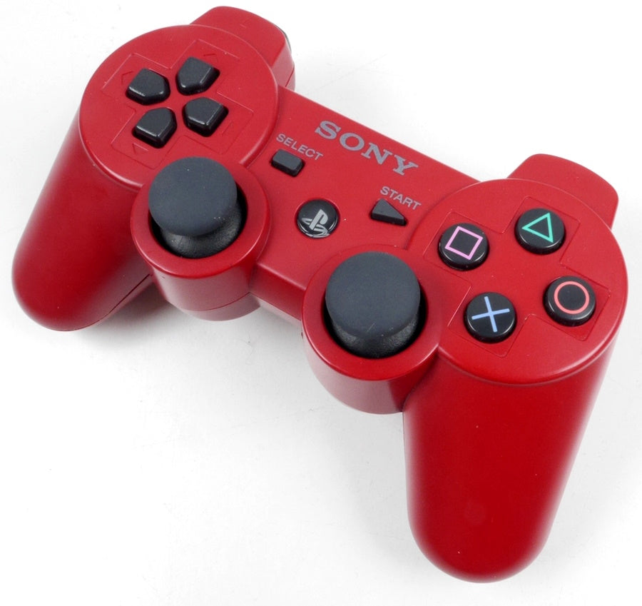 Red Sony PS3 DualShock 3 Wireless Controller Playstation 3