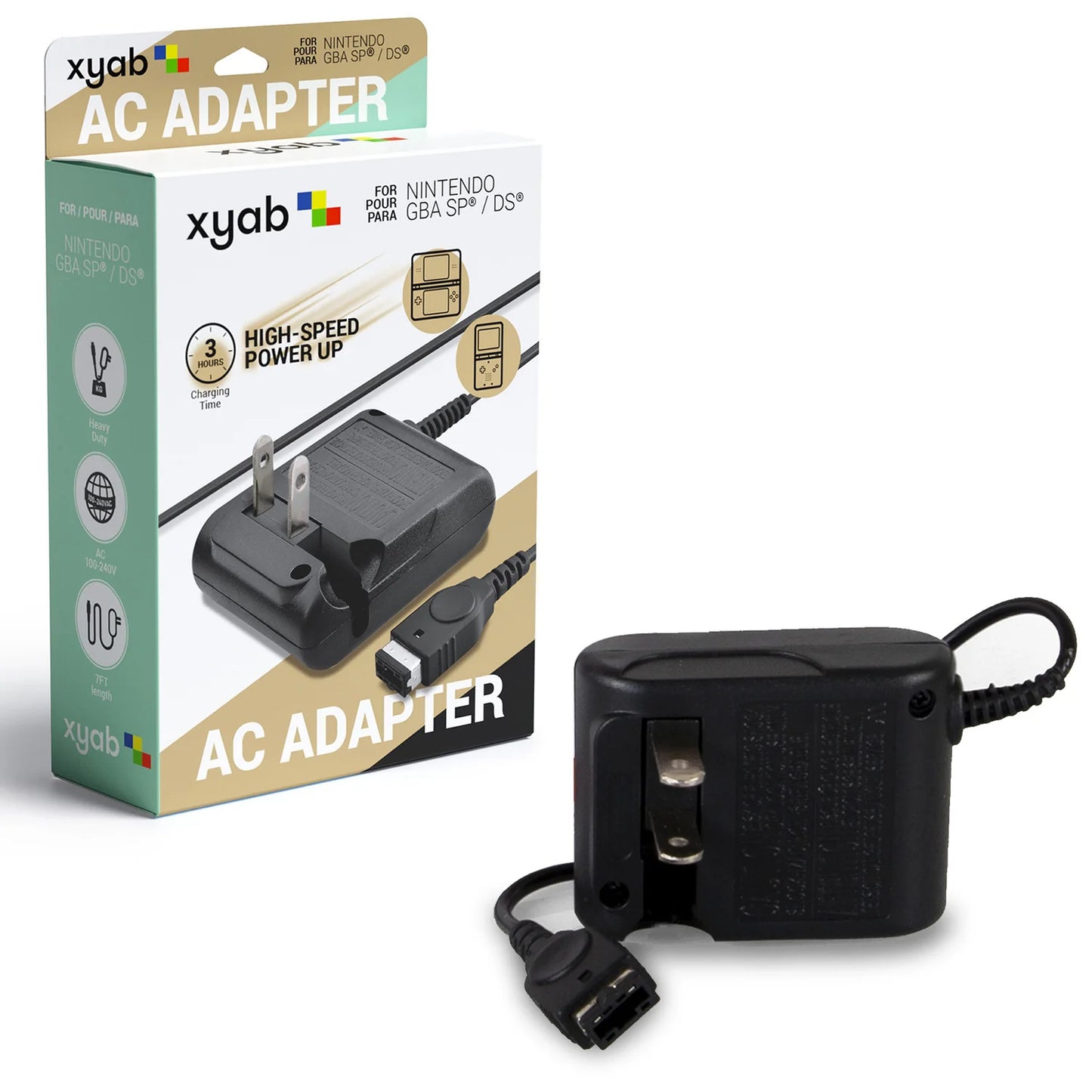 XYAB AC Wall Charger Nintendo GameBoy Advance SP and DS Gameboy Advance