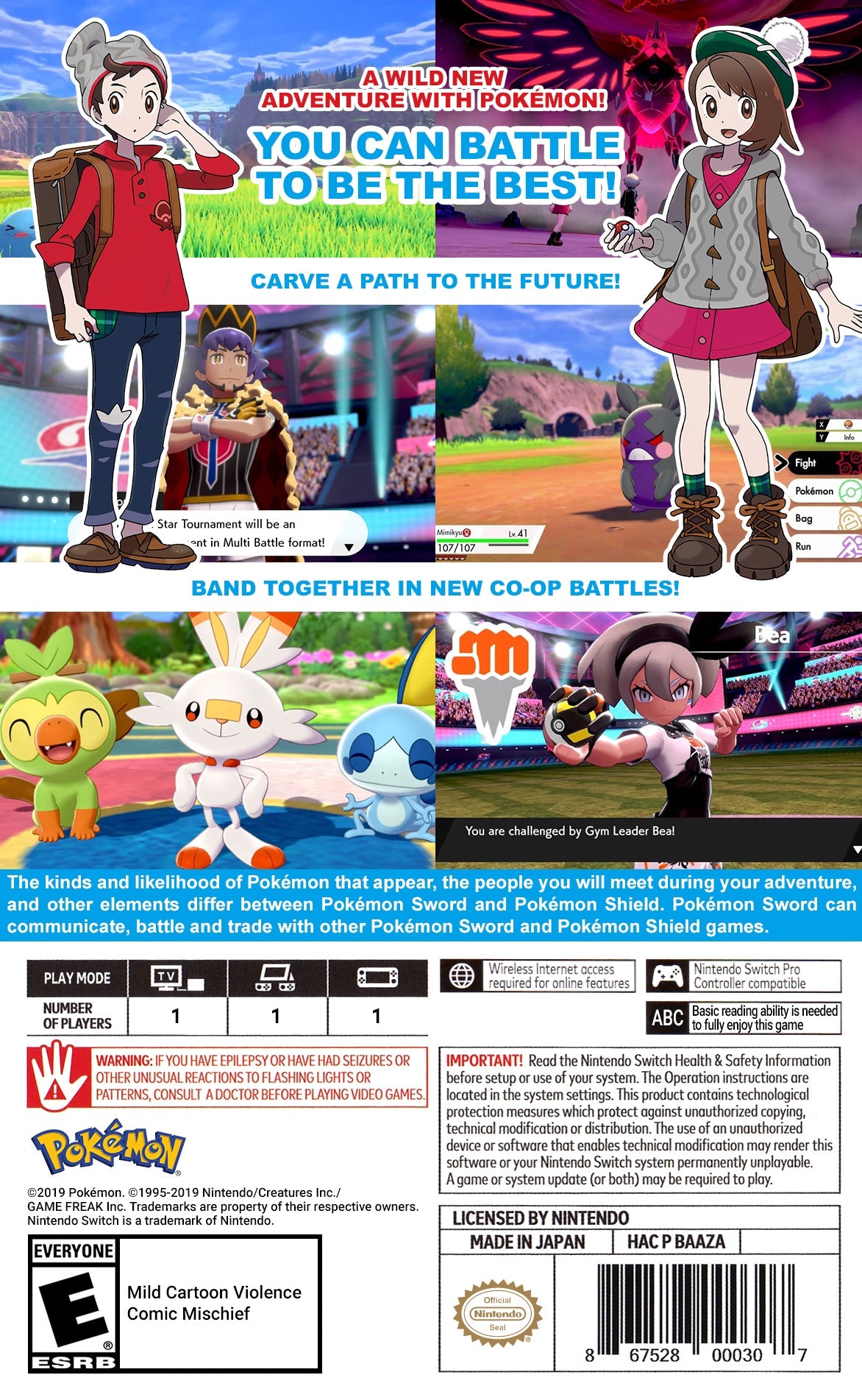 Pokemon Sword Nintendo Switch