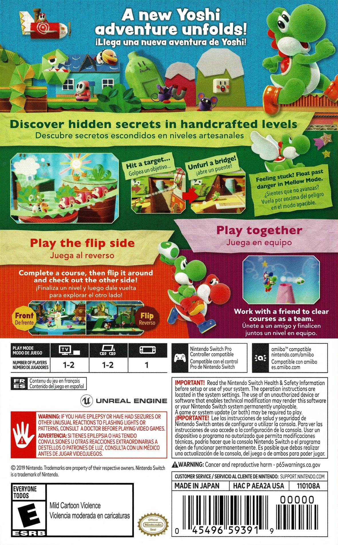 Yoshi's Crafted World Nintendo Switch