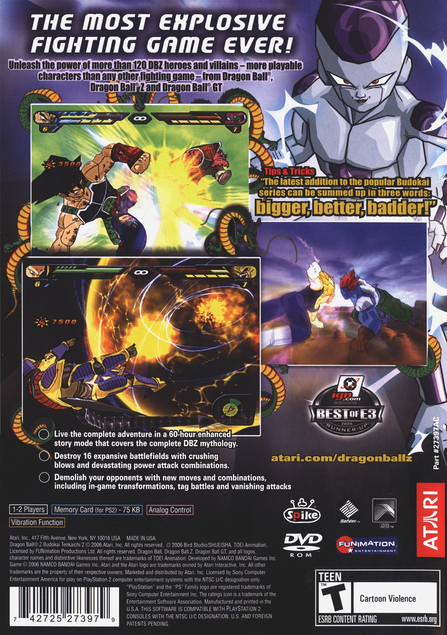 Dragon Ball Z Budokai Tenkaichi 2 Playstation 2