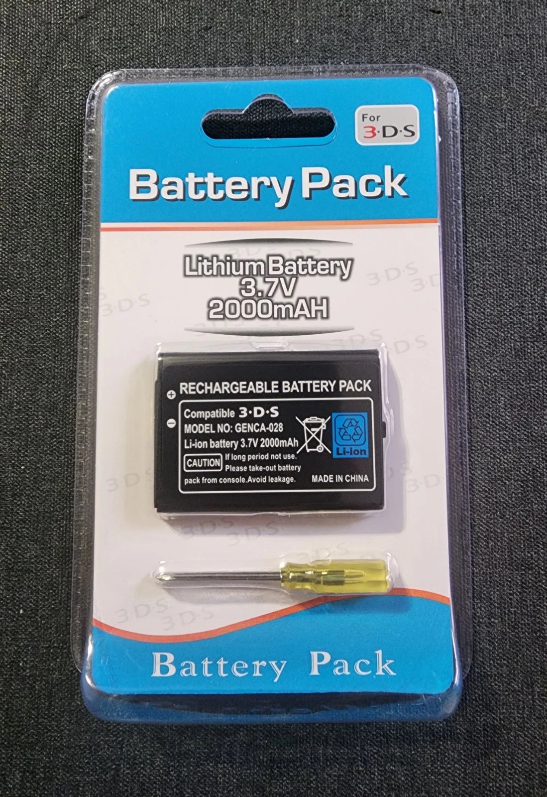 2000mah Replacement Battery For Nintendo 3DS