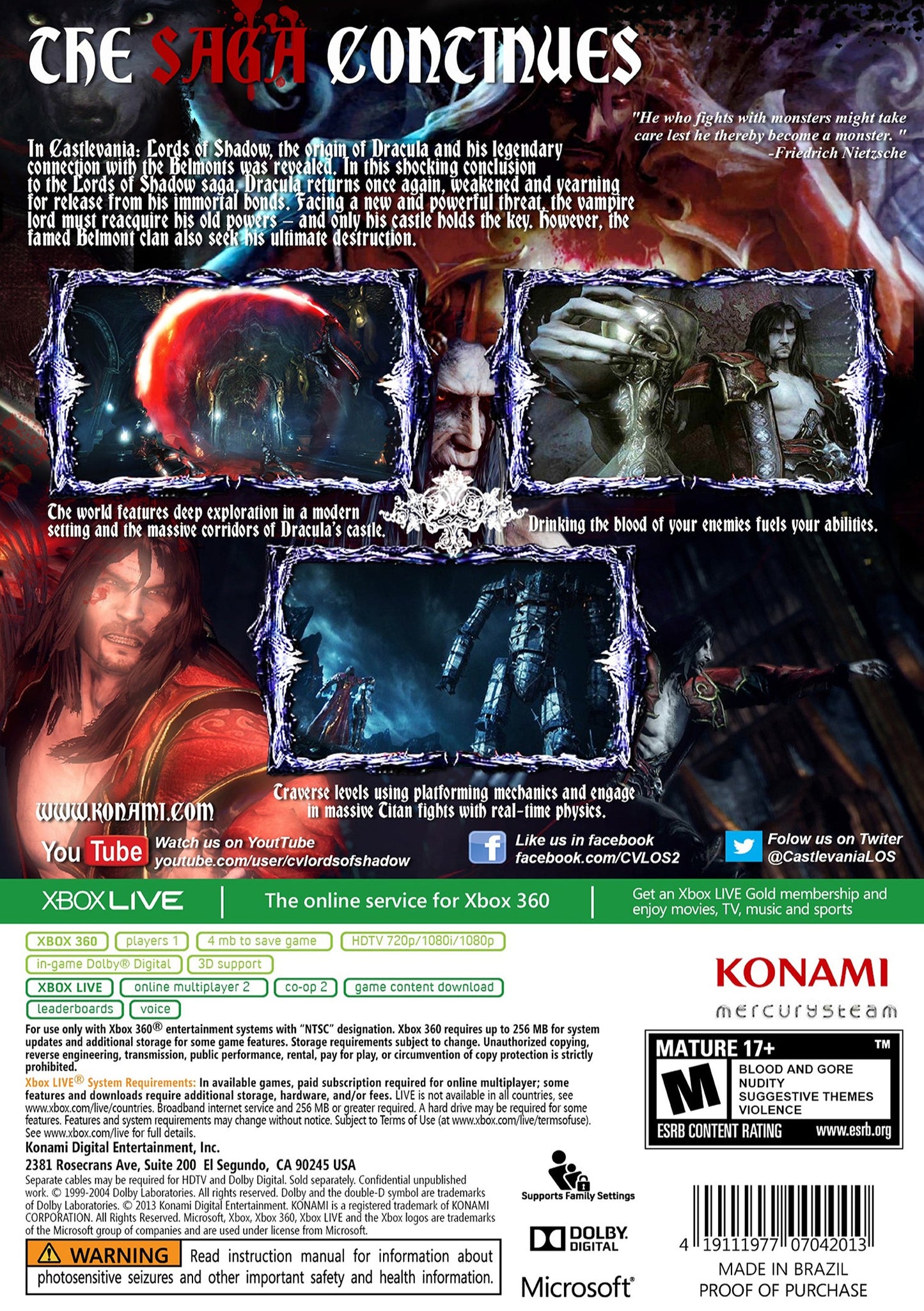 Castlevania: Lords of Shadow 2 Xbox 360