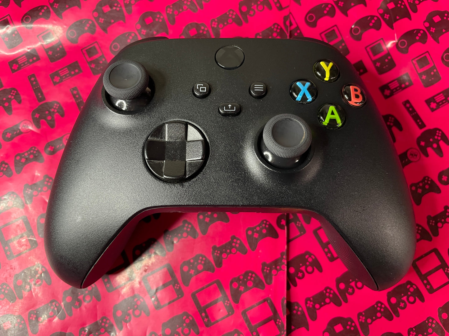 Black Microsoft Series S/X Wireless Controller (Model: 1914) Xbox One