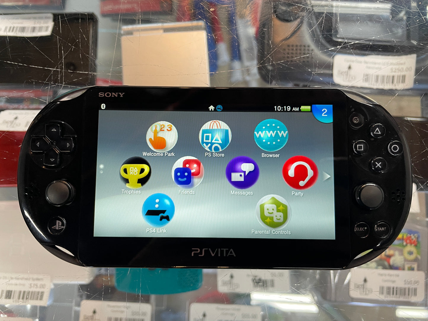Black PlayStation Vita Slim Console PCH-2001 Playstation Vita