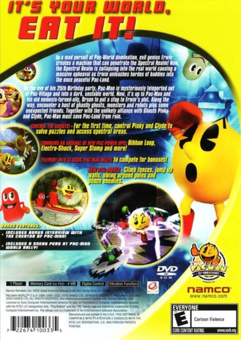 Pac-Man World 3 Playstation 2