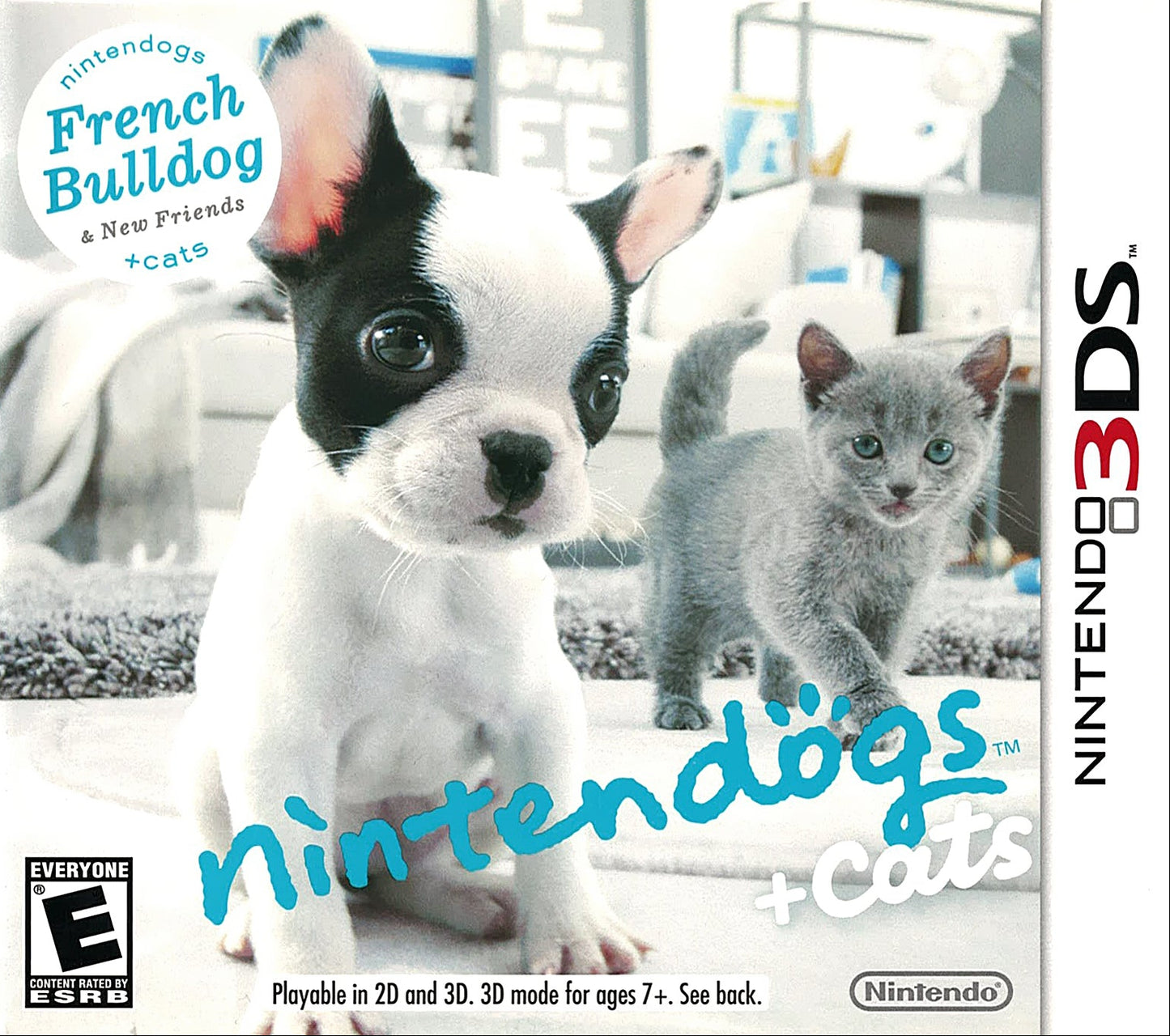 Nintendogs + Cats: French Bulldog & New Friends Nintendo 3DS