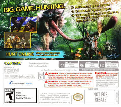 Monster Hunter 4 Ultimate Nintendo 3DS
