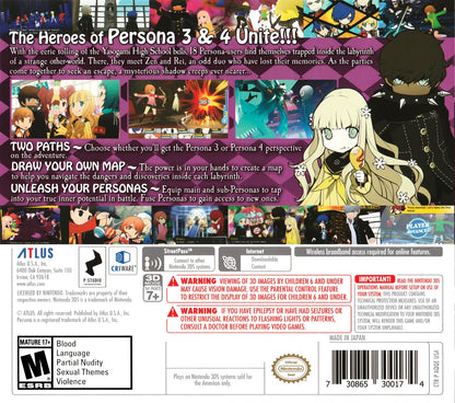 Persona Q: Shadow of the Labyrinth Nintendo 3DS