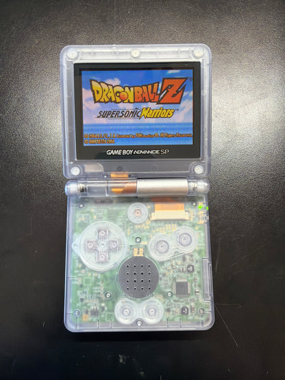 Glacier Blue (Reshell) Gameboy Advance SP (AGS-101)