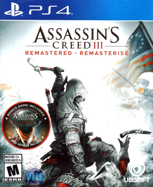 Assassin's Creed III Remastered Playstation 4