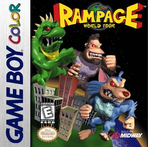 Rampage World Tour GameBoy Color
