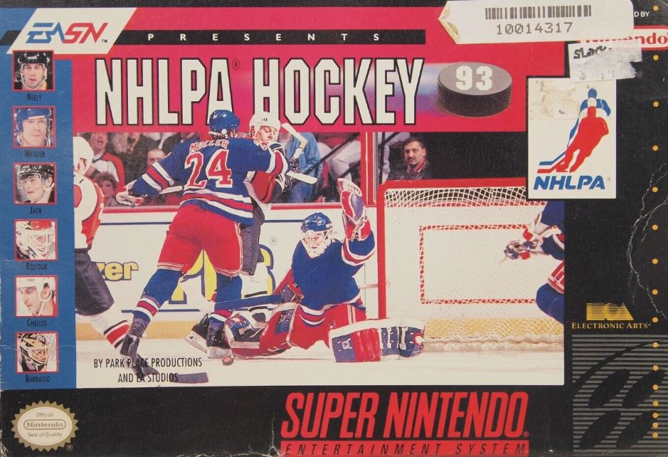 NHLPA Hockey '93 Super Nintendo