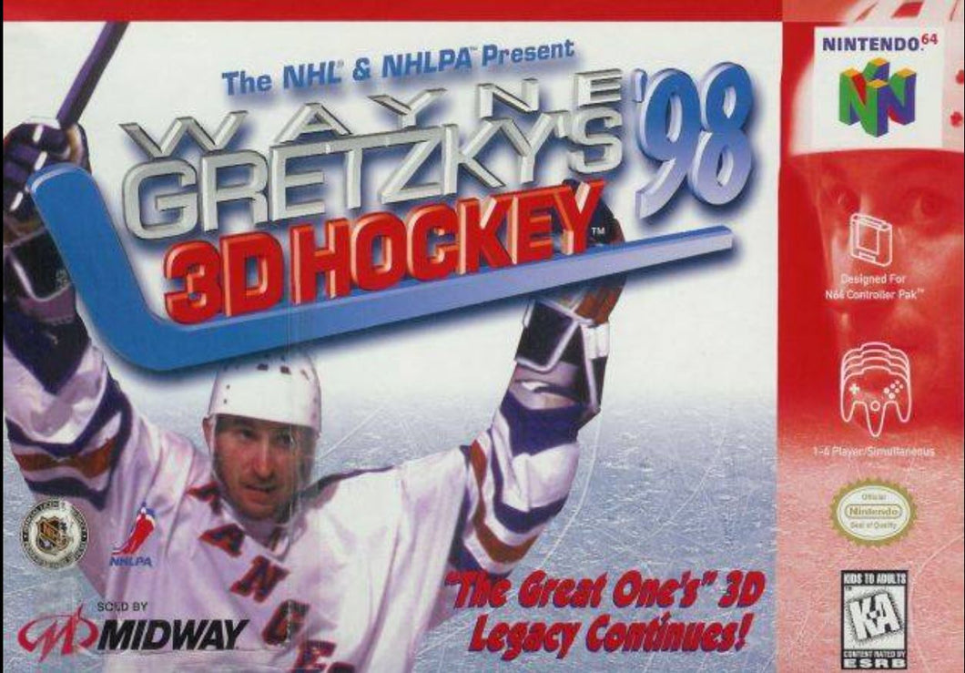 Wayne Gretzky's 3D Hockey 98 Nintendo 64