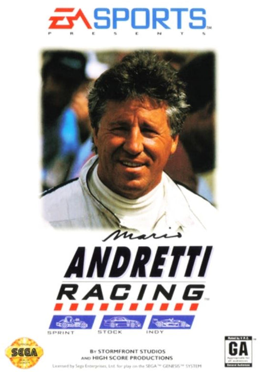 Mario Andretti Racing Sega Genesis