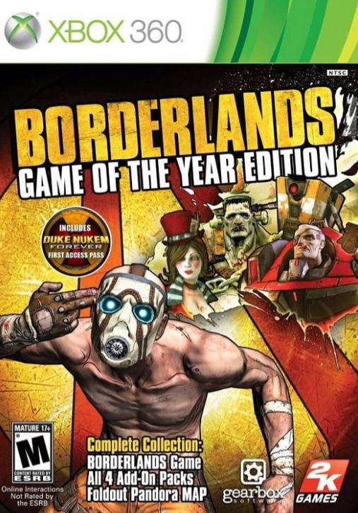 Borderlands [Game Of The Year] Xbox 360