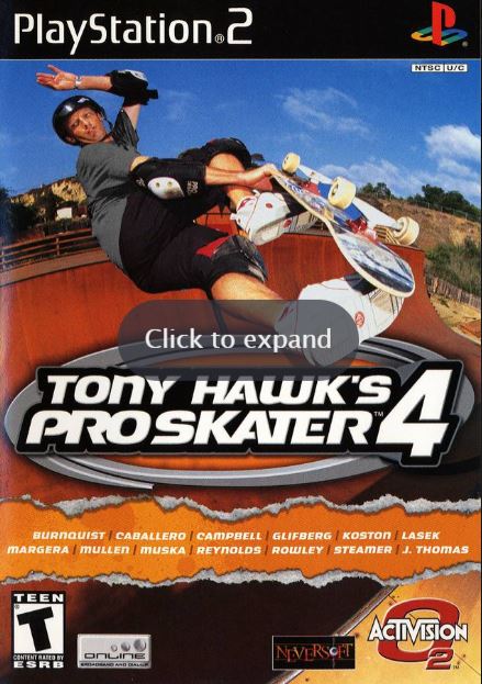 Tony Hawk 4 Playstation 2