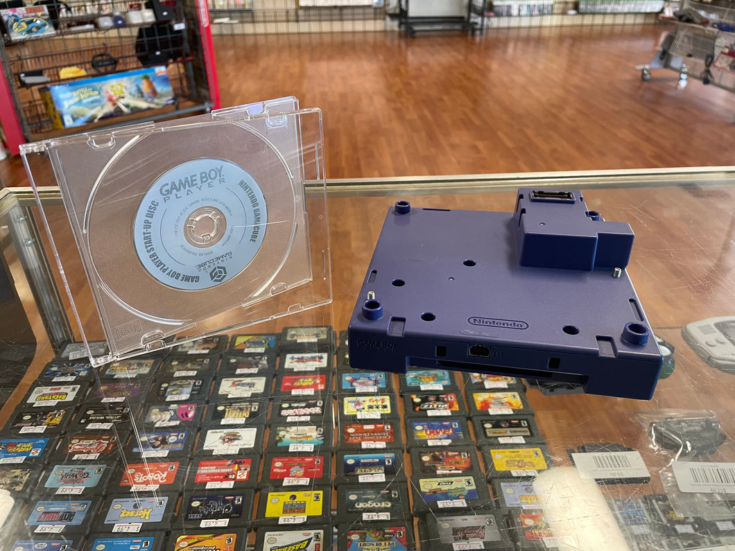 Indigo Nintendo Gamecube Gameboy Player Disc & Player (Copy)