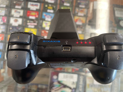 Black Sony PS3 Sixaxis Wireless Controller Playstation 3