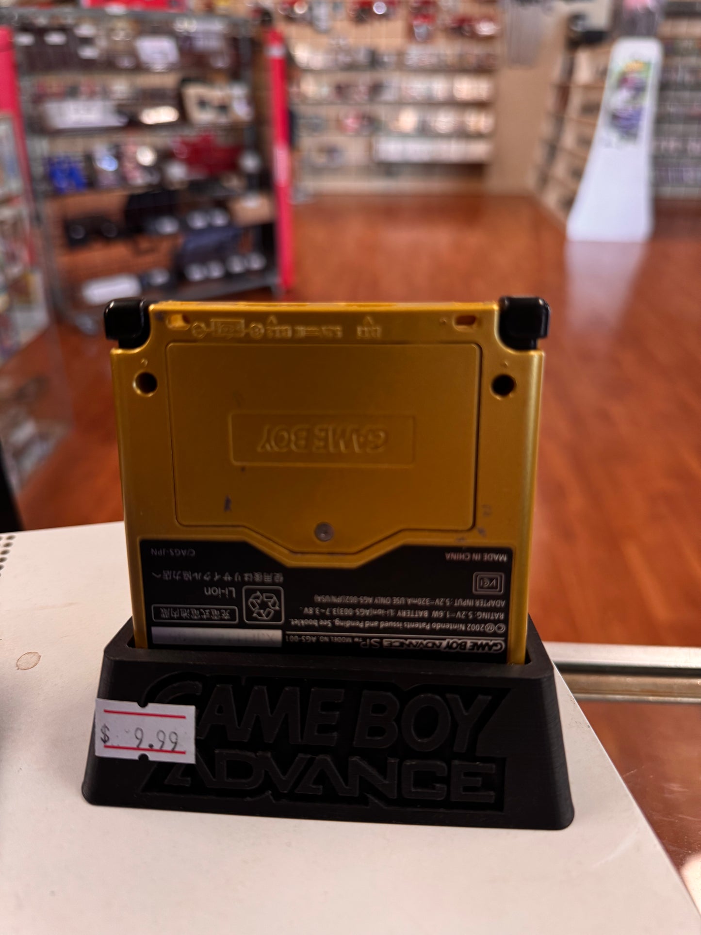 Gold Zelda Shell-Replaced (AGS-001) Gameboy Advance SP