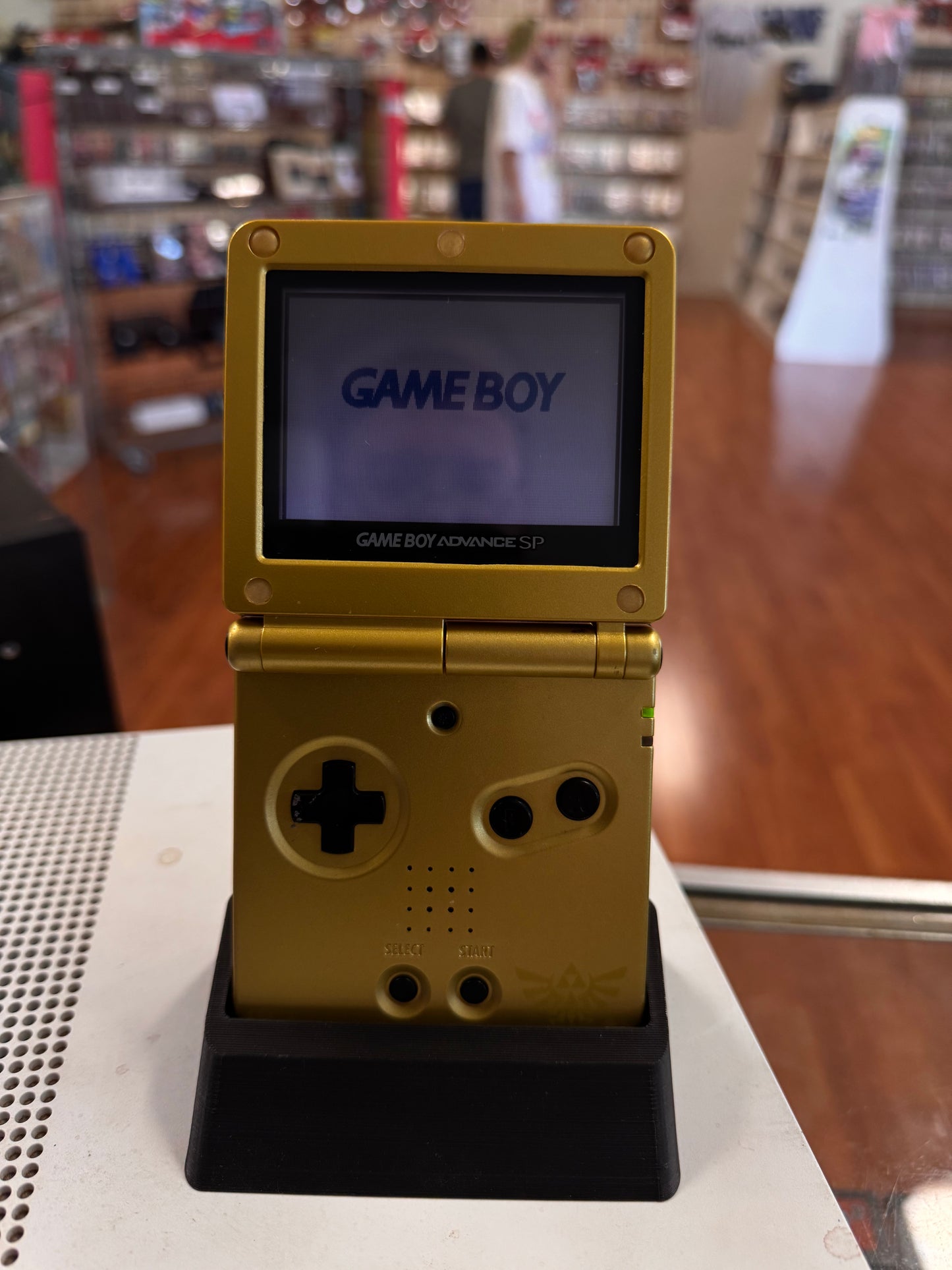 Gold Zelda Shell-Replaced (AGS-001) Gameboy Advance SP