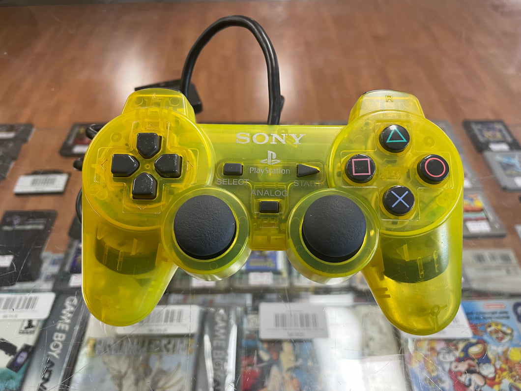 DualShock 2 Controller Playstation 2- Lemon Yellow