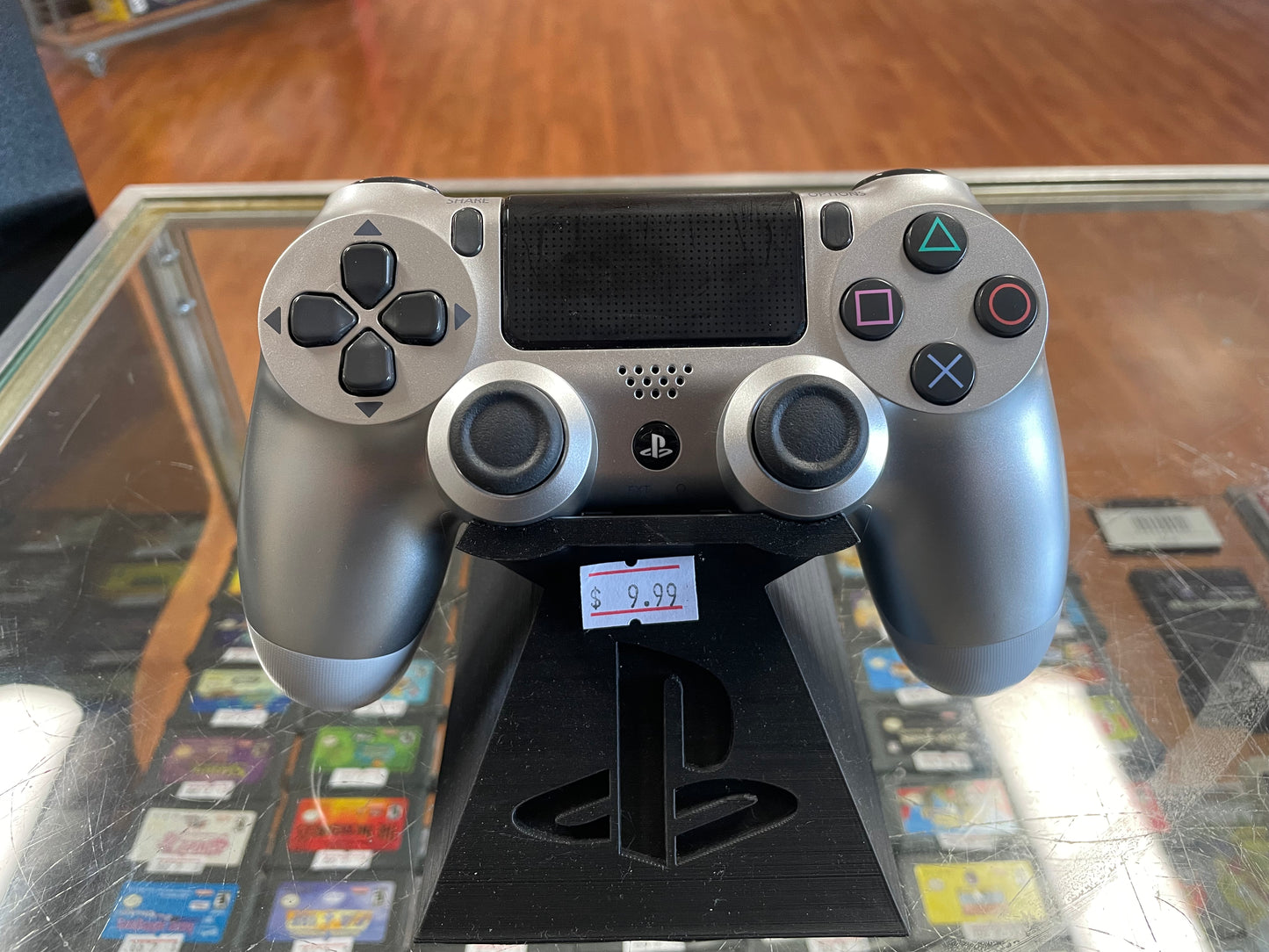 Silver Dualshock 4 Wireless Controller Playstation 4