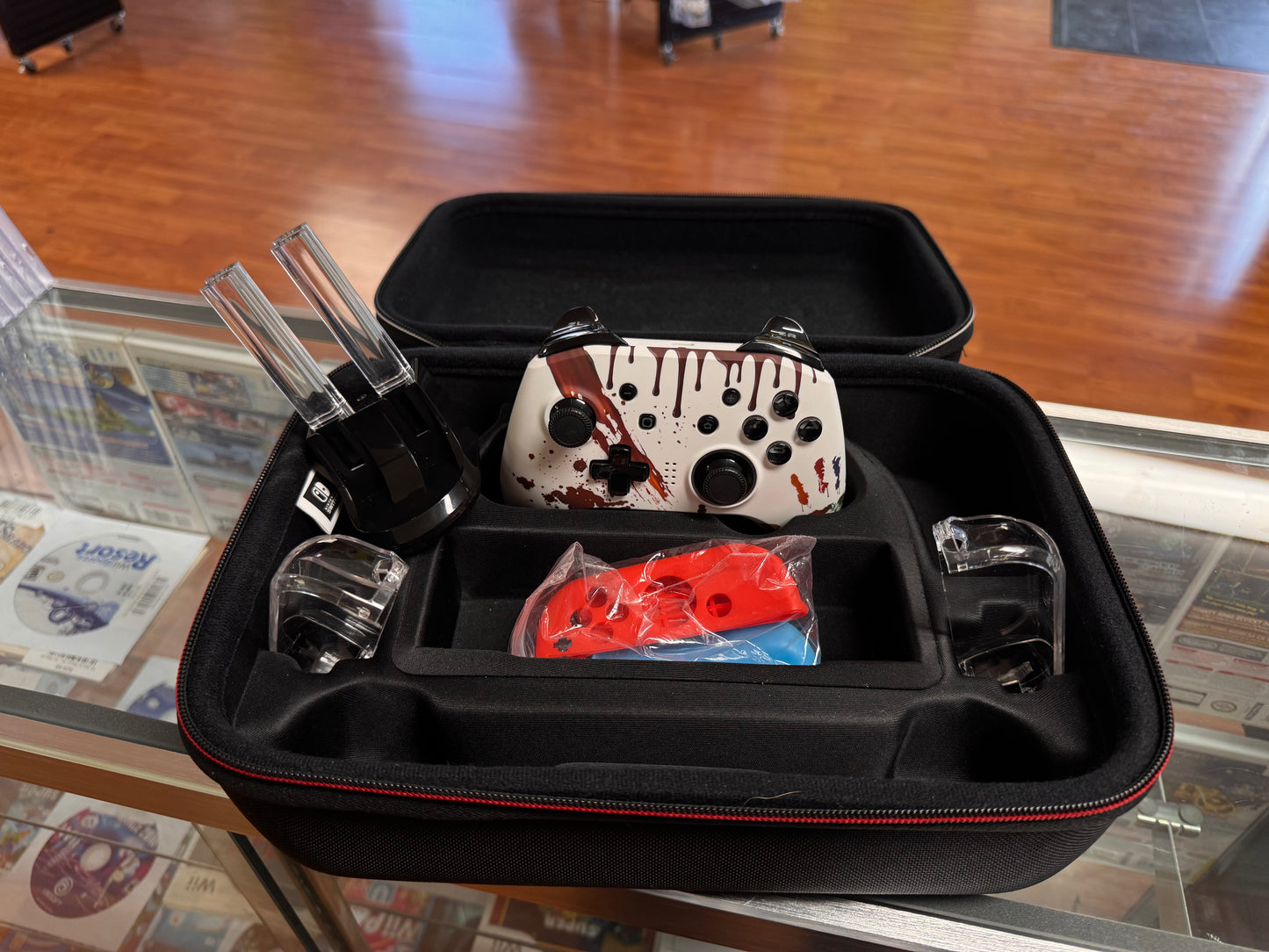 Large Black and Red Switch Case