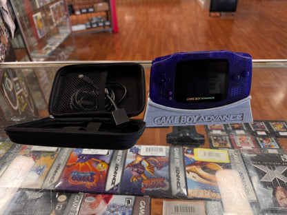 Ultimate MODDED Purple IPS Screen, USB-C, HDMI Out GBA System [AGB-001] Gameboy Advance