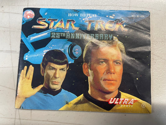 Star Trek 25th Anniversary NES Manual