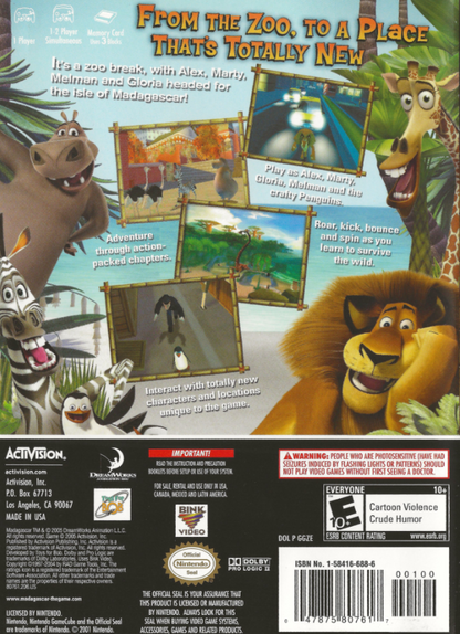 Madagascar Gamecube