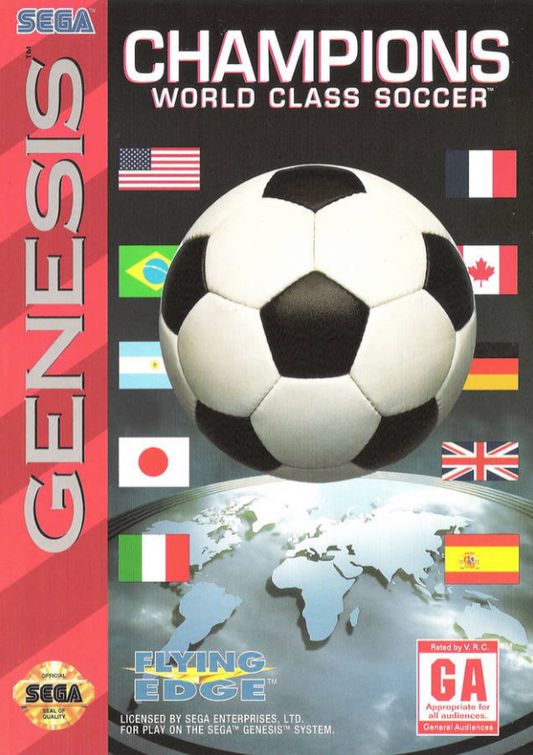 Champions World Class Soccer Sega Genesis