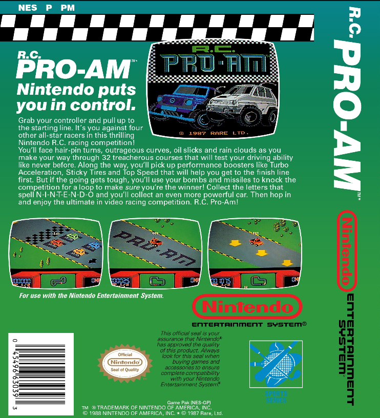 R.C. Pro-AM NES