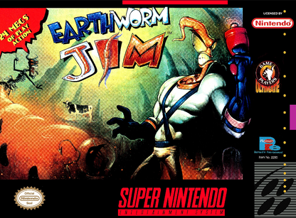 Earthworm Jim Super Nintendo