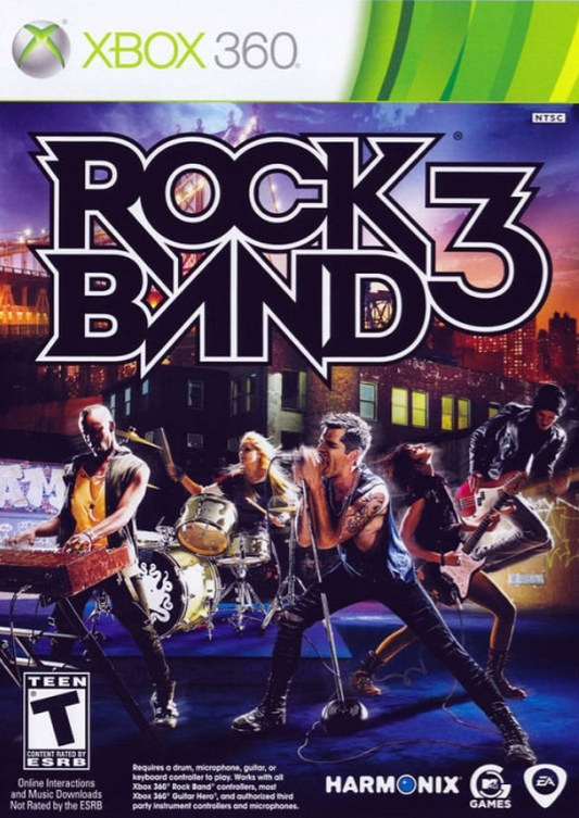 Rock Band 3 Xbox 360