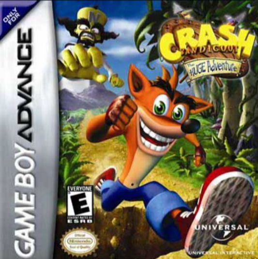 Crash Bandicoot The Huge Adventure GameBoy Advance