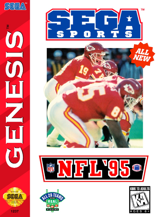 NFL '95 Sega Genesis