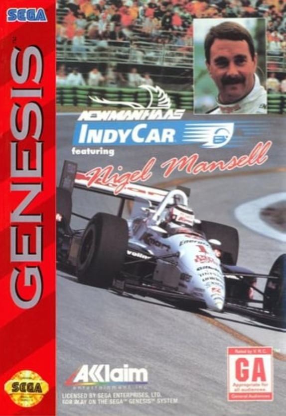 Newman-Haas IndyCar Sega Genesis