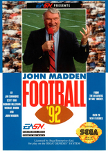 Load image into Gallery viewer, John Madden Football &#39;92 Sega Genesis

