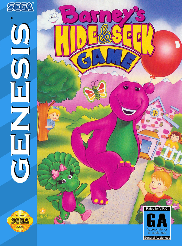 Barney's Hide & Seek Game Sega Genesis