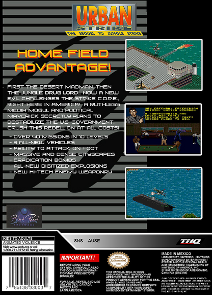 Urban Strike Super Nintendo
