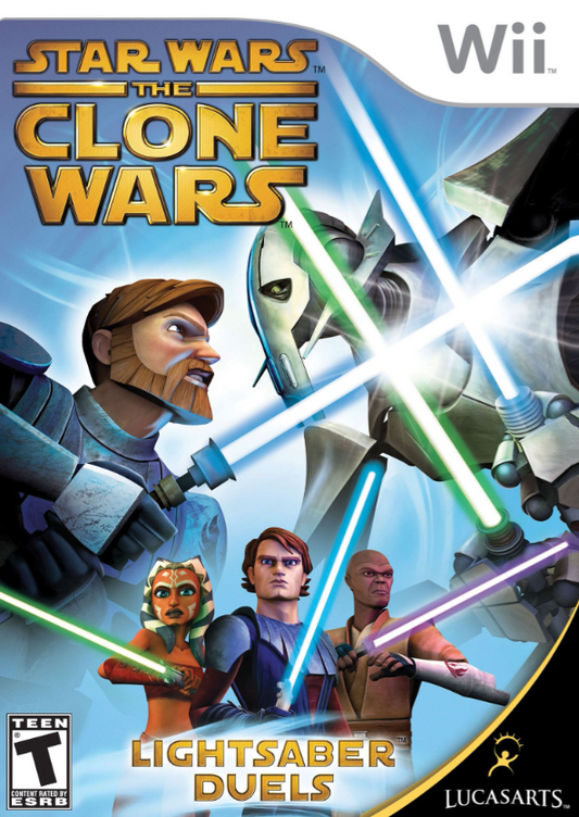 Star Wars Clone Wars Lightsaber Duels Wii