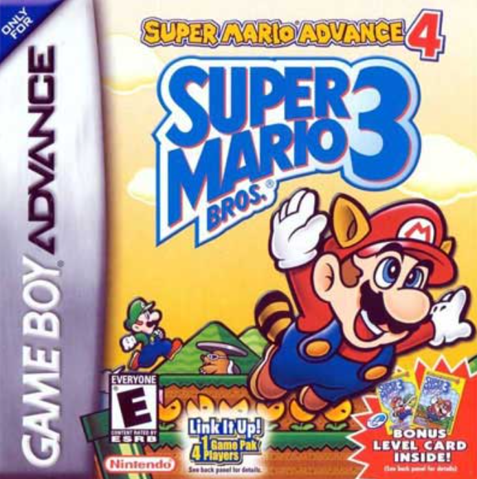 Super Mario Advance 4 Super Mario Bros. 3 GameBoy Advance