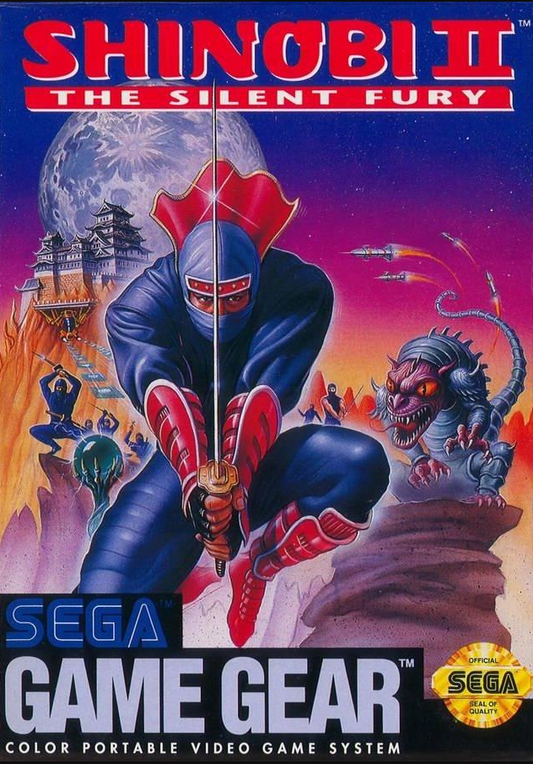 Shinobi II the Silent Fury Sega Game Gear