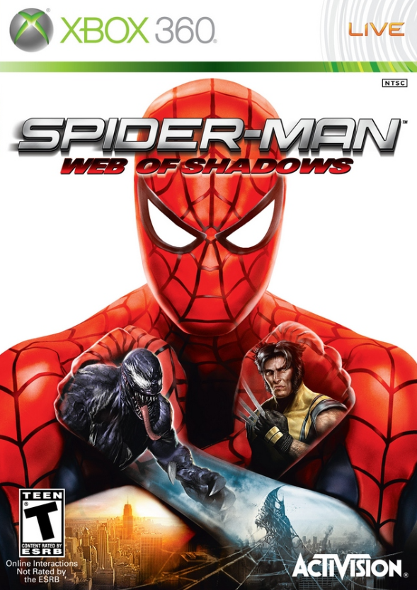 Spiderman Web of Shadows Xbox 360