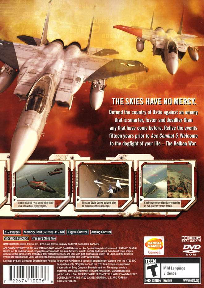 Ace Combat Zero Playstation 2