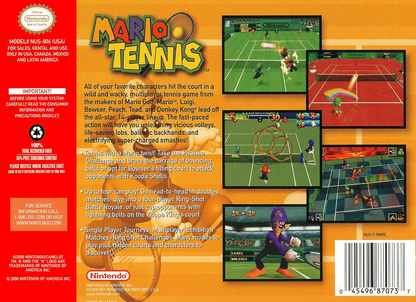 Mario Tennis Nintendo 64