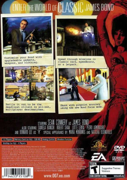 007 From Russia With Love Playstation 2